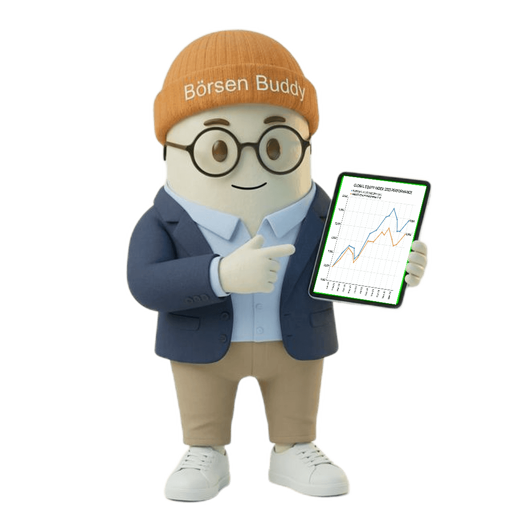 BörsenBuddy erklärt das didaktische Konzept auf einem Tablet